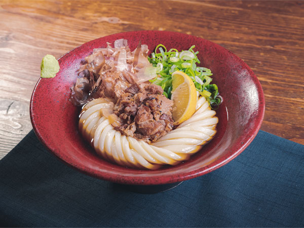 肉ぶっかけうどん